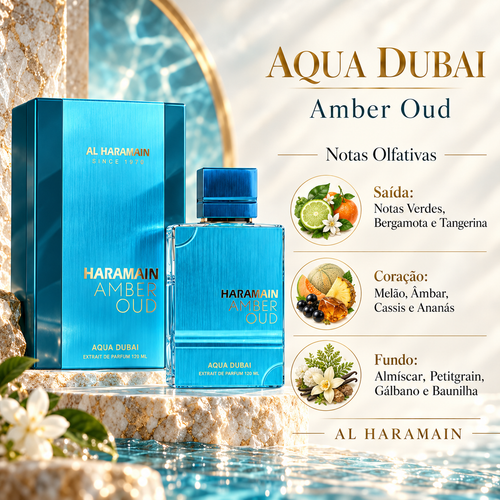 Amber Oud Aqua Dubai – Al Haramain Extrait de Parfum 75 ml