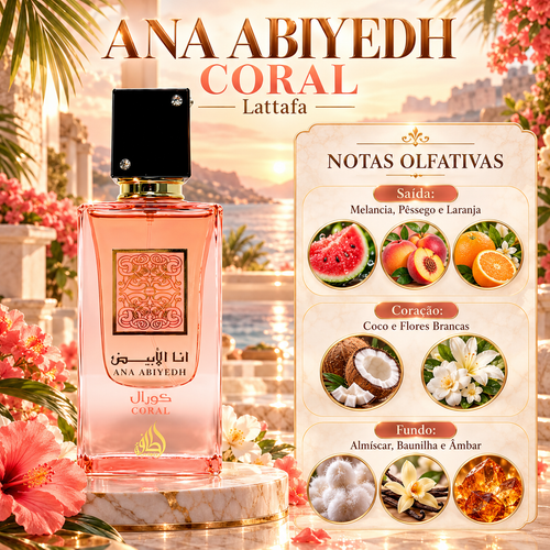 Ana Abiyedh Coral – Lattafa Eau de Parfum 60 ml